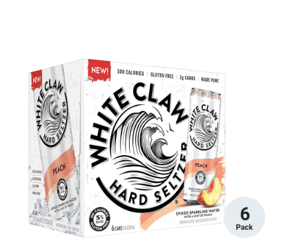 White Claw Peach 6pk