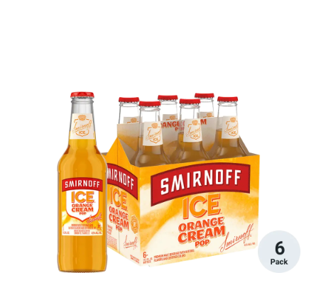Smirnoff Ice Orange Cream Pop 6pk
