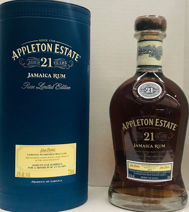 Appleton Rum Estate 21 Years Old Hand Blended