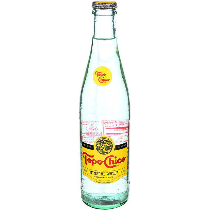 Topo Chico Carbonated Mineral Water Glass 16.9oz