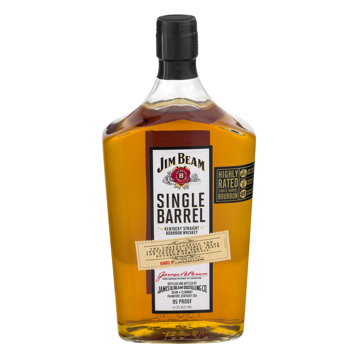 Jim Beam Single Barrel Bourbon Whiskey - 750ml