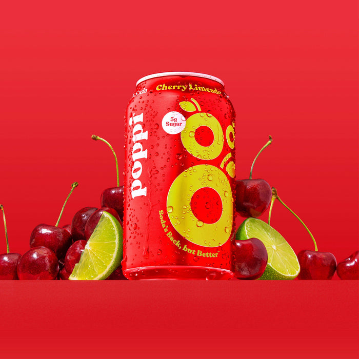 Poppi Cherry Limeade Prebiotic Soda