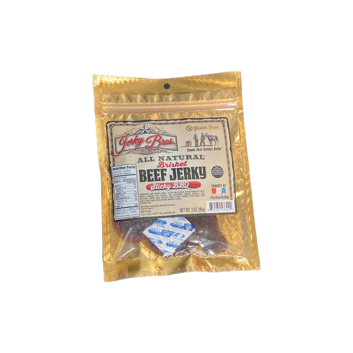 Jerky Bros. All Natural Beef Jerky Sticky BBQ