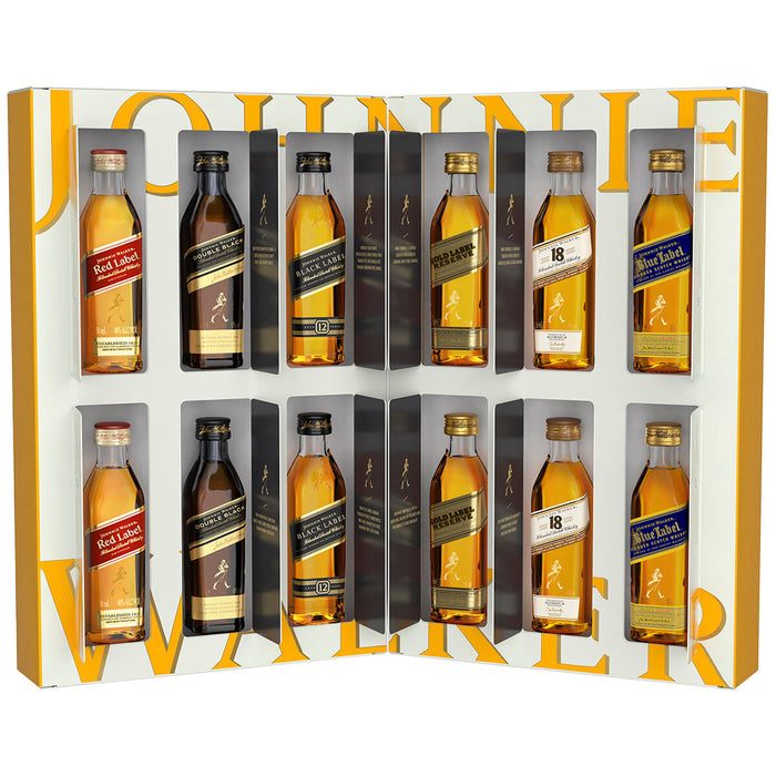 Johnnie Walker 12 Days of Discovery Scotch Whisky - 12x 50ml Bottles