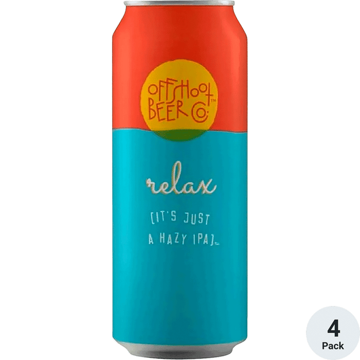 Offshoot Beer Relax It's Just A Hazy IPA 4 pack - Newport Wine & Spirits
