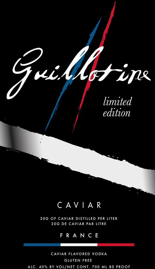Guillotine Caviar Vodka 700ml - Newport Wine & Spirits