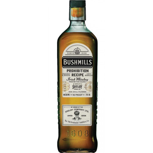 Bushmills Prohibition Recipe Irish Whiskey - Newport Wine & Spirits