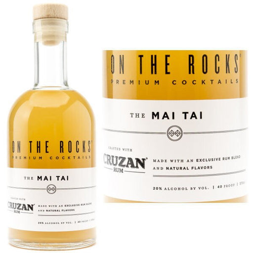 On The Rocks Cruzan Rum The Mai Tai Ready To Drink Cocktail 375ml - Newport Wine & Spirits