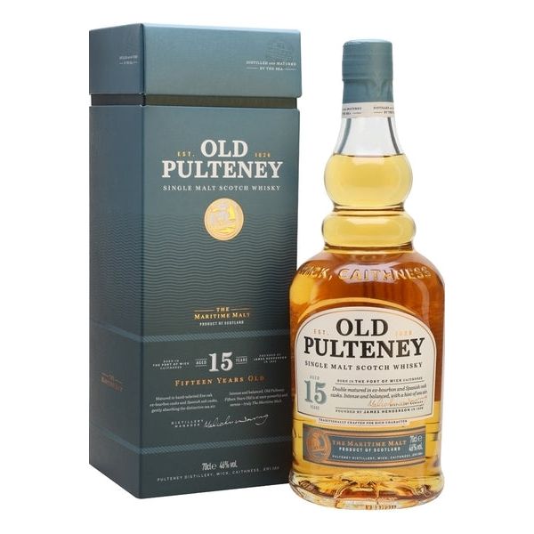 Old Pulteney 15 Year Old Single Malt Scotch Whisky - 750ml