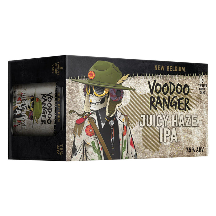 New New Belgium Voodoo Ranger Juicy Haze IPA Ale Beer 6Pck