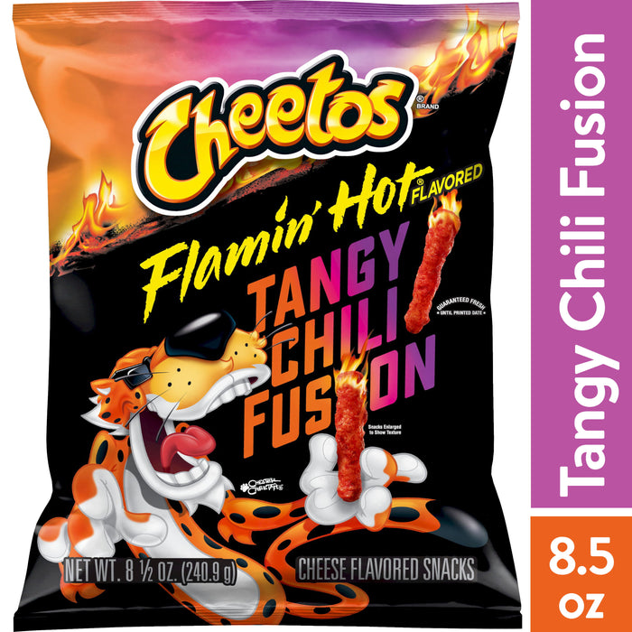 Cheetos Crunchy Flamin' Hot Tangy Chili Fusion 8.5oz