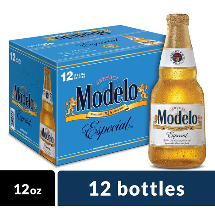 Modelo Especial Beer 12x12oz Bottles
