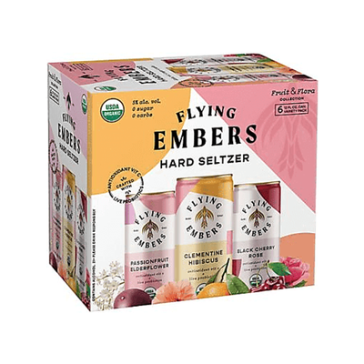 Flying Embers Variety Pack, Fruit & Flora Collection, 6 Pack