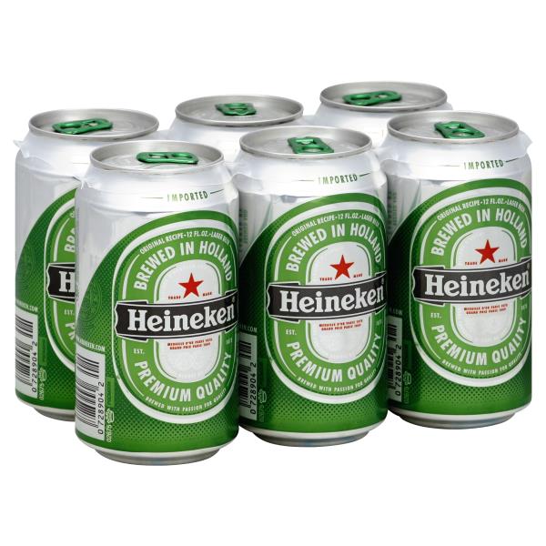 Heineken 6 Pck 12FL Can