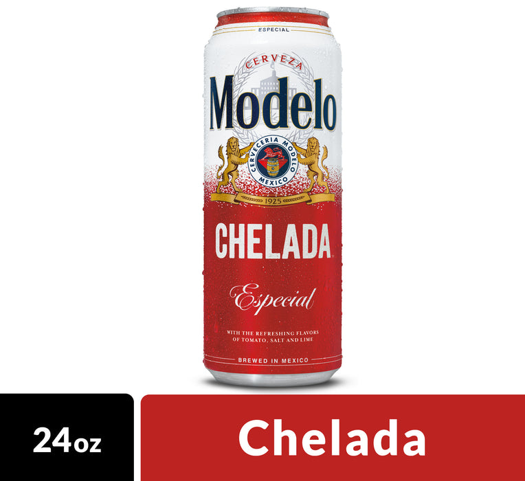 Modelo Chelada Spice Herb Vegetable - Beer - 24oz Can