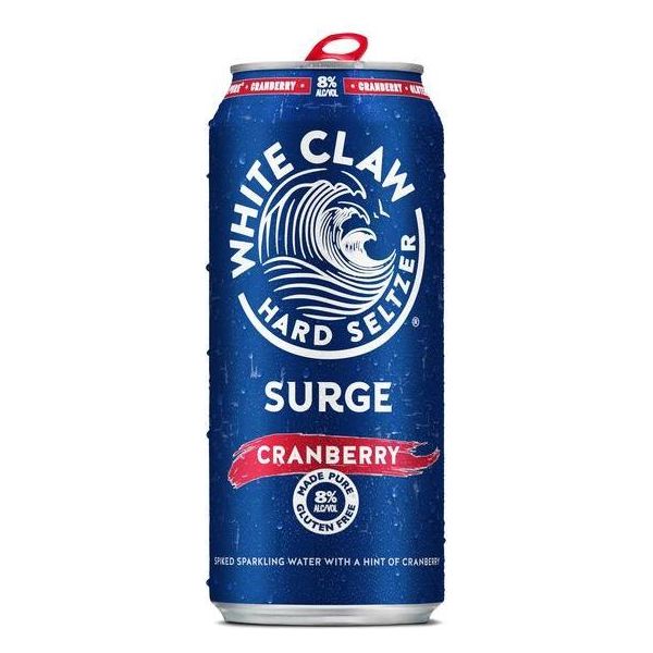 White Claw Hard Seltzer Surge Cranberry 16oz Can