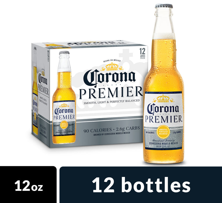 Corona Premier Mexican Beer 12 Pk 12 Fl Oz Bottles
