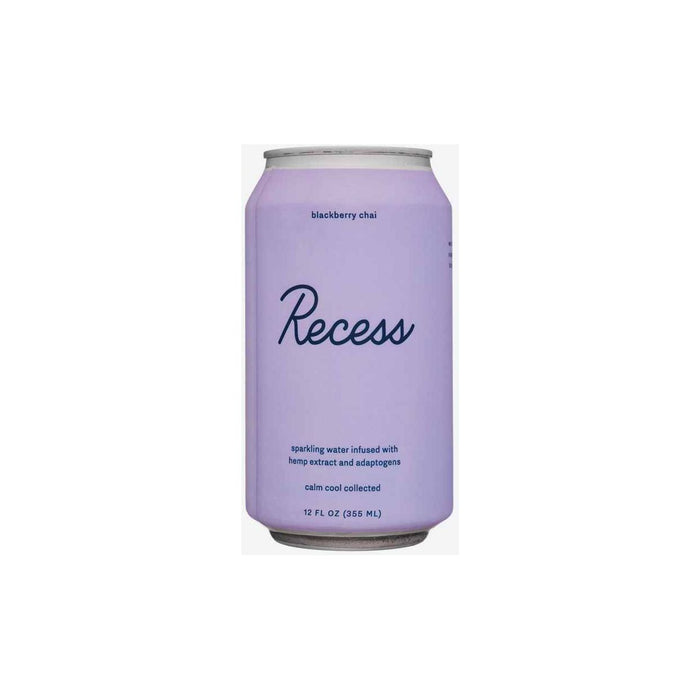 Recess Blackberry Chai Hemp Infused Sparkling Water