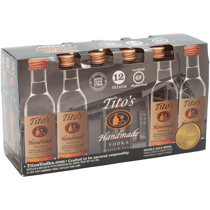 Tito's Handmade Vodka 12 Minis