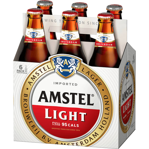 Amstel Light Lager Beer, 6 Pack, 12 Fl Oz