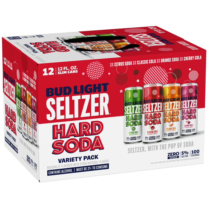 Bud Light Seltzer Hard Soda 12oz 12pk