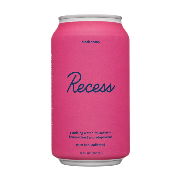 Recess Black Cherry Hemp Infused Sparkling Water