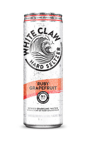 White Claw Hard Seltzer Can Grapefruit - 19.2 Oz