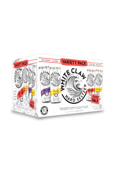 White Claw Hard Seltzer Variety No. 3 12pk 12oz Cans