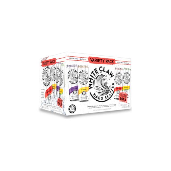 White Claw Hard Seltzer Variety No. 3 12pk 12oz Cans