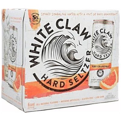 White Claw Ruby Grapefruit 6 Pack Cans