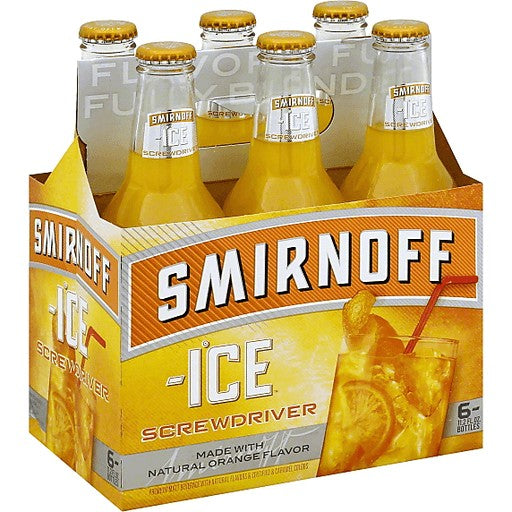 Smirnoff Ice Screwdriver 6 Pack 11.2oz. Bottles