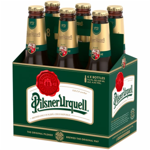 Pilsner Urquell Beer - 6 pack, 12 fl oz Bottles