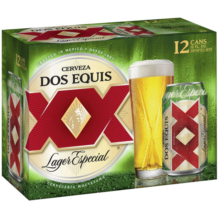 Dos Equis Lager Especial Beer, 12 Pack