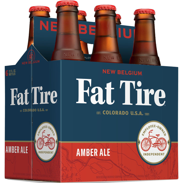 New Belgium Fat Tire 6 Pack Bottles