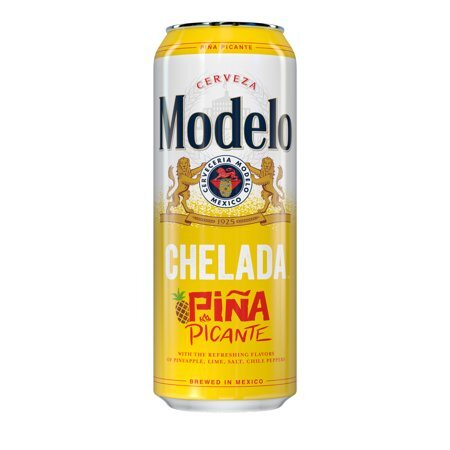 Modelo Chelada Pina Picante Mexican Beer 24oz Can