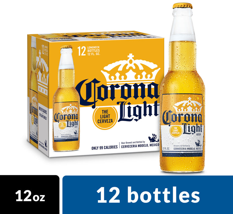 Corona Light Bottles 12 Pack 12 Oz.