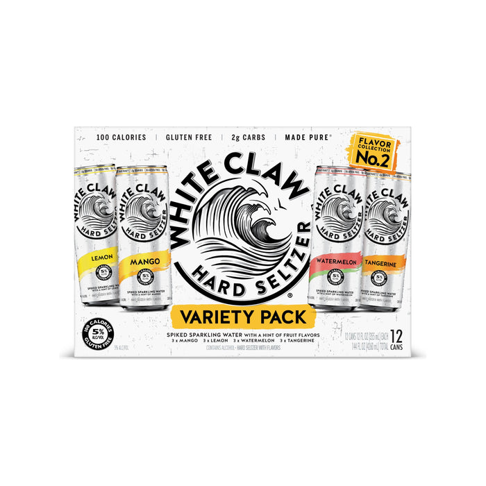 White Claw Hard Seltzer Variety No. 2 12pk 12oz Cans