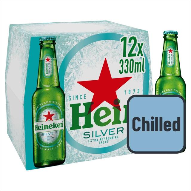 Heineken Silver Lager 12 pk  12 oz bottles