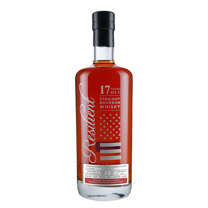 Resilient 17-Year-Old Finished in Oloroso Sherry Cask Bourbon Whiskey -750ml - Newport Wine & Spirits